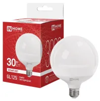 Лампа LED GL125-VC 30Вт 230В Е27 4000К 3000Лм 125мм IN HOME
