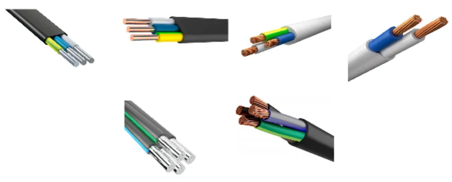 Виды монтажных кабелей
