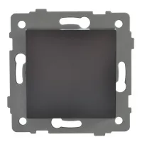 Выключатель 1-кл. чёрный A-001B "Аура" AWSproducts