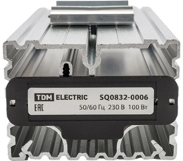 Обогреватель для установки на DIN-рейку 230В 100Вт TDM