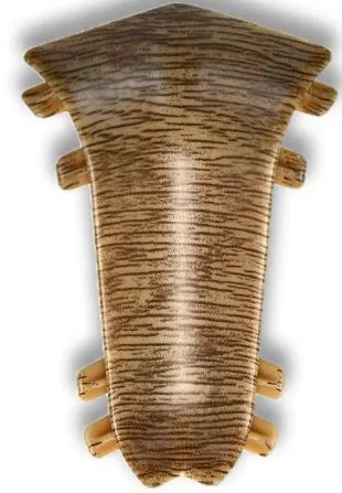 Вн угол плинтуса К55 "Идеал Комфорт"  Дуб капучино, уп