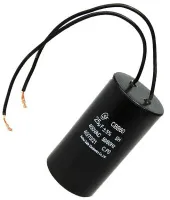 Конденсатор CBB60 25uF 450V WIRE (SAIFU)