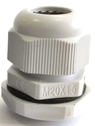 Кабельный ввод PG11 (5-10 мм) серый пластик IP68 (Гофроматик)