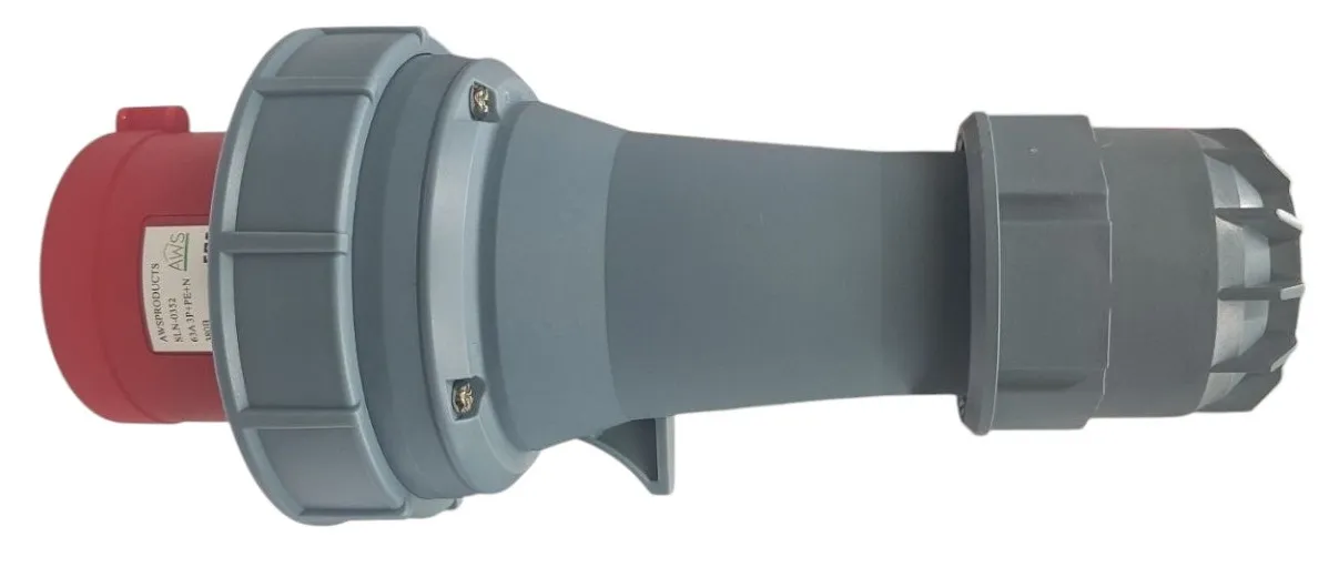 Вилка переносная 63A 5п (3P+PE+N) SLN-0352 IP67, 380В, AWSPRODUCTS