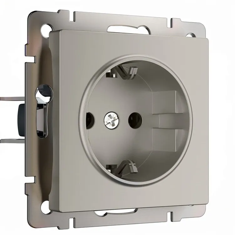 Розетка 1-я с/з Дымчатый WERKEL