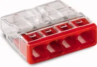 Клемма 4 отверстия 0,5-2,5 24А СМК 2273-204 (WAGO)