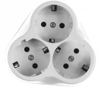 Разветвитель 3 гн. с/з UNIVersal