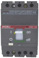 Автоматический выключатель AM3-250S/3P 250A 65kA Andeli