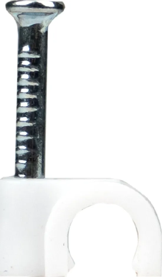 Скоба круглая с гвоздем 4мм (100 шт.) (ELUX), уп