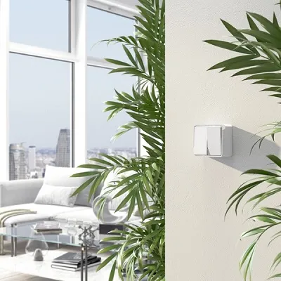 Выключатель ОУ 2-кл. Белый Gallant WERKEL