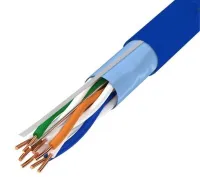 Кабель FTP4 CAT6 056 INDOOR CU (медь) синий AWSPRODUCTS
