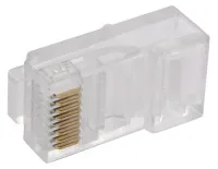 Коннектор RJ-45 Cat.5e проходной (1уп. - 20шт.) GENERICA