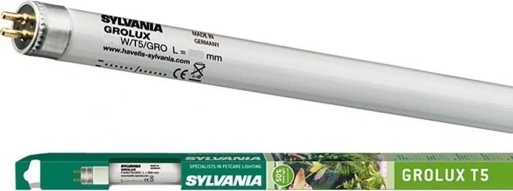Лампа люминесцентная T5 G5 8500К 54Вт 1500Лм 1150мм GROLUX Sylvania
