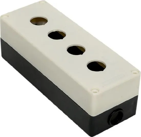 Корпус КП104 пластиковый для 4 кнопок белый PROxima