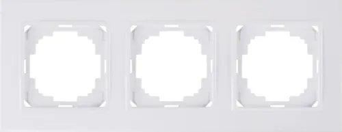 Рамка 3-местн., ALEGRA, белый