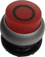 Кнопка "Стоп" M22-DLH-R-X0 выступ. с подсв.