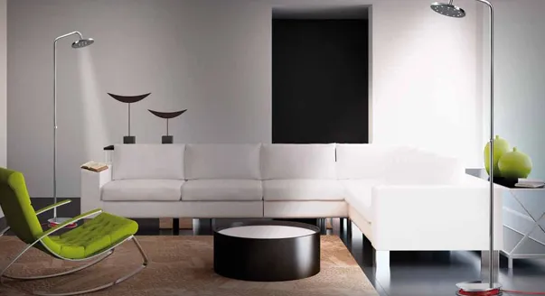 Управление освещением в гостиной