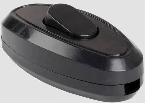 Выключатель для бра Черный ВБ-01Ч IEK