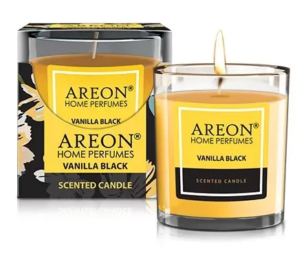 Свеча аромат. Vanilla Black 120гр. AREON