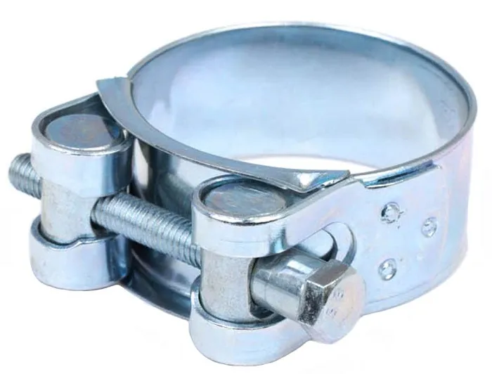 Хомут шарнирный 32-35мм (белый цинк 2шт), уп