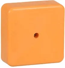 Коробка распред. о/п 75х75х28 IP55 ОРАНЖЕВАЯ ОГНЕСТОЙКАЯ (4 клеммы 4мм2)  IEK