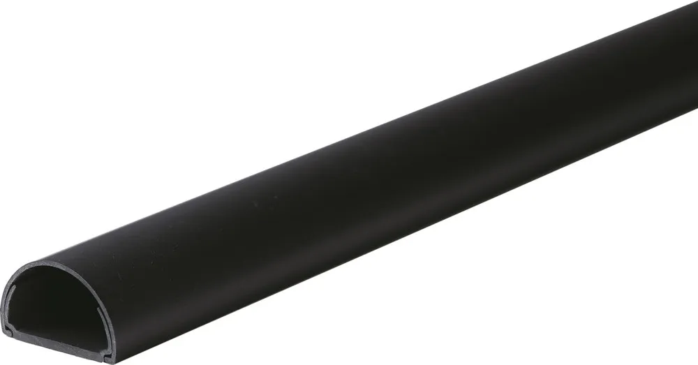 Кабель-канал MultiSet 20x12х2000 мм арочной формы ПВХ Антрацит