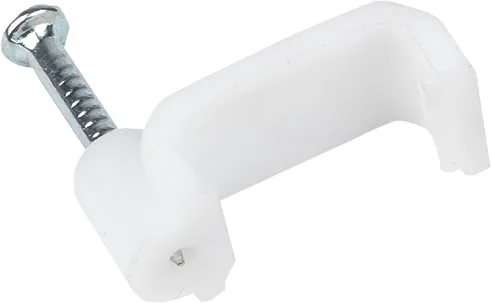 Скоба плоская с гвоздем 14мм (100 шт.) (ELUX), уп