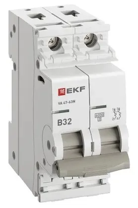Автоматический выключатель ВА 47-63N B32/2 6кА Proxima EKF