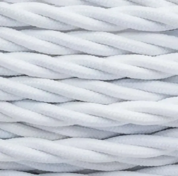 Провод витой 3*2,5 Белый (матовый) кратно (10м) Bironi (50м/уп)