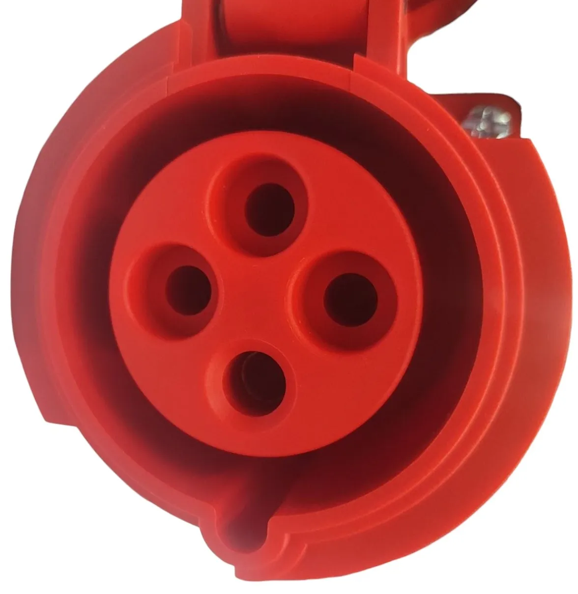 Розетка стационарная 32A 4п (3P+PE) SLN-124K IP44, 380В, AWSPRODUCTS