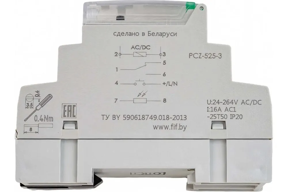 Реле времени программируемое циклическое PCZ-525-3