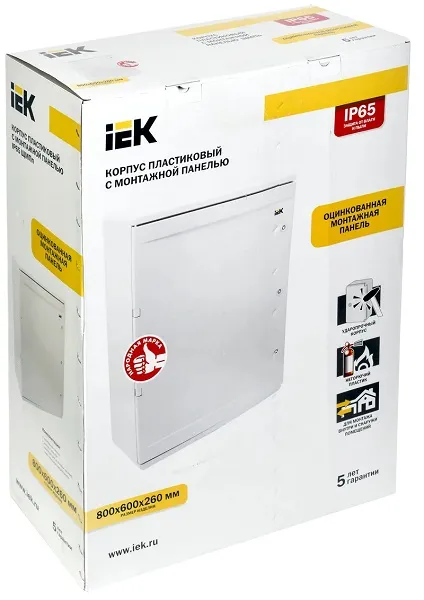 Корпус пласт. ЩМПп 800х600х260мм IP65, IEK