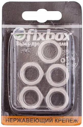 Гайка М12 шестигранная DIN934  нерж. (5 шт.) (Стройбат), уп