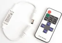 Контроллер для одноцветной светодиодной ленты с П/У белый, 12-24V, LD65 FERON