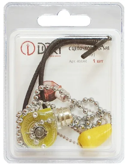 Выключатель для бра (с цепочкой) Хром (DORI)