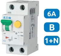 Автомат с УЗО PFL7-6/1N/B/003-A-DE