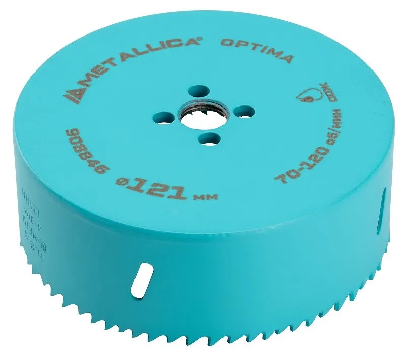 Коронка биметаллическая 121 мм METALLICA Optima