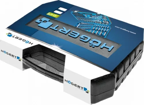 Набор инструментов 131 шт., 1/2", 3/8" 1/4"  HOEGERT, ком