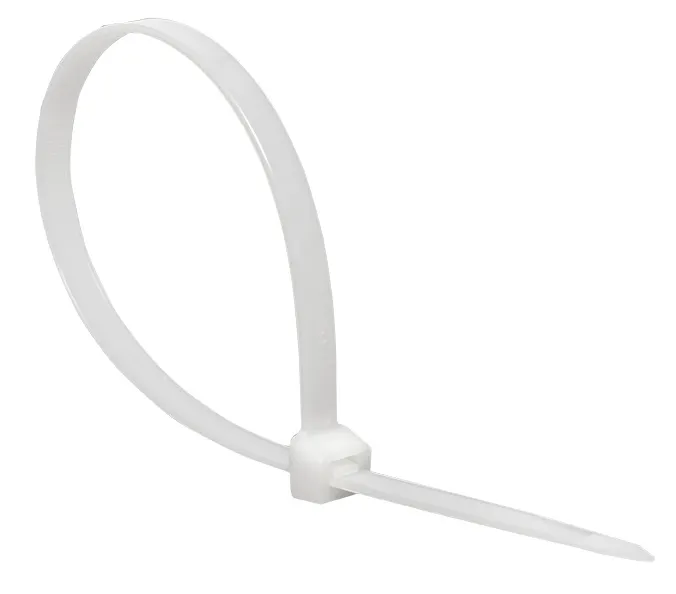 Хомут 7,2*200 белый нейлон (100 шт.) Basic (EKF), уп