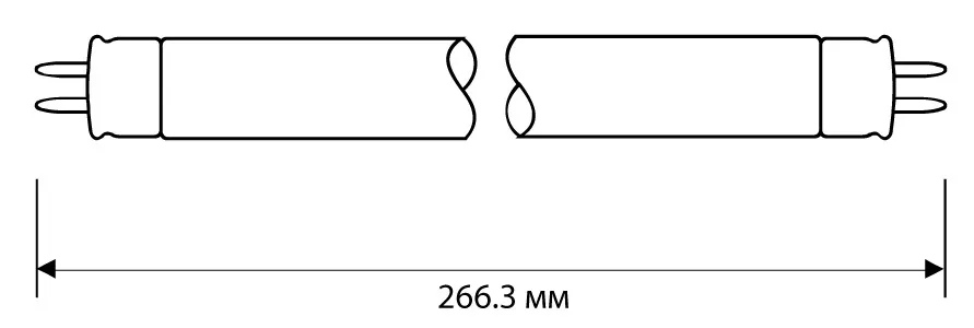 Лампа люминесцентная T5 G5 6500К 6Вт 360Лм 225мм Camelion
