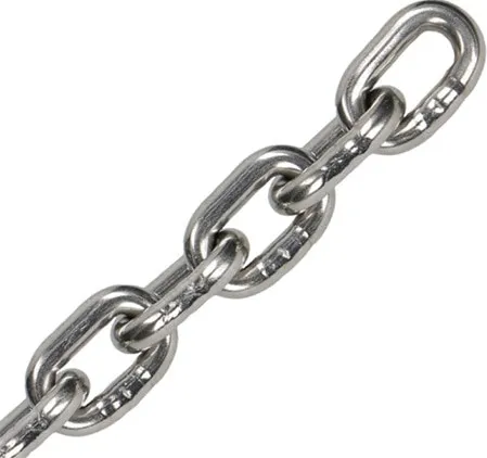 Цепь 8 мм короткозвенная DIN766 цинк (боб. 10м) (МС)
