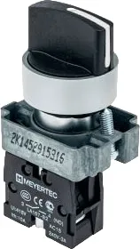 Переключатель MTB2-BDZ112 чёрн.н, 2 положения, 1но, IP65 Meyertec