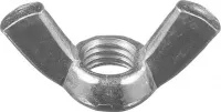 Гайка М10 барашковая DIN315 цинк (40 шт.) (Стройбатт)