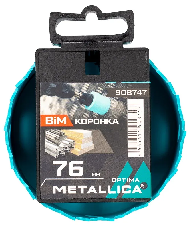 Коронка биметаллическая 76 мм METALLICA Optima