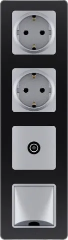 Рамка 4-я Антрацит INSPIRIA LEGRAND