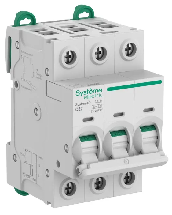 Автоматический выключатель Systeme9 C32/3 6kA SE