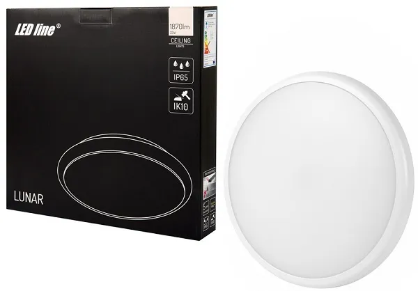 Светильник LED ЖКХ PRIME LUNAR 22W 1870Lm 4000K IP65 круг Ledline