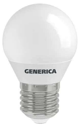 Лампа LED G45 E27 3000К 12Вт 1200Lm GENERICA