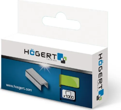 Скобы для степлера тип J, 10 мм, 11,3 мм, 1000 шт HOEGERT, ком