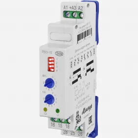 Реле времени РВО-15 ACDC24B/AC230B 2 функц., 2 перекл.,8А